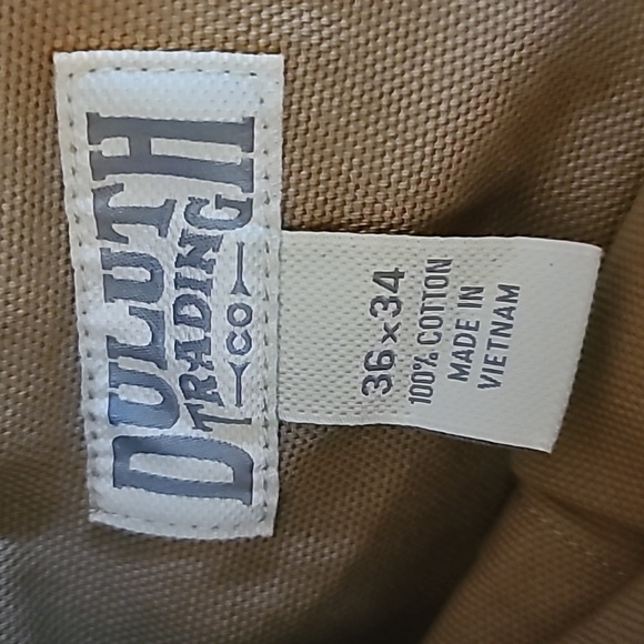 Duluth Trading Co. Men's Fire Hose Relaxed Fit Cargo Work Pants 36 x 34 - Picture 3 of 6